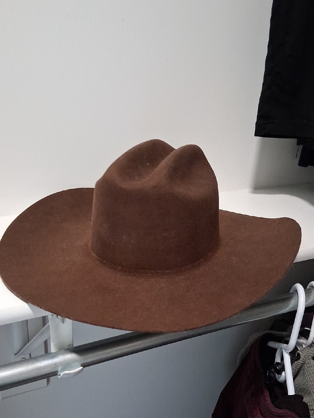 Twister Brown and Cream Felt Cowboy Hat